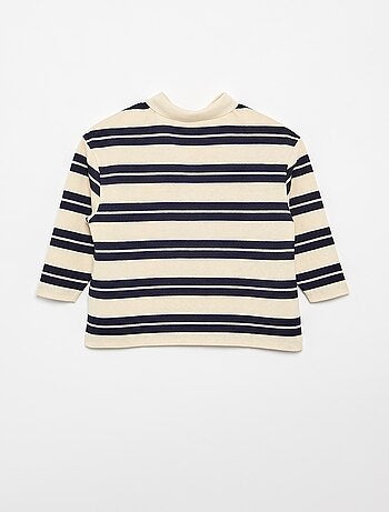 Polo oversize à rayures