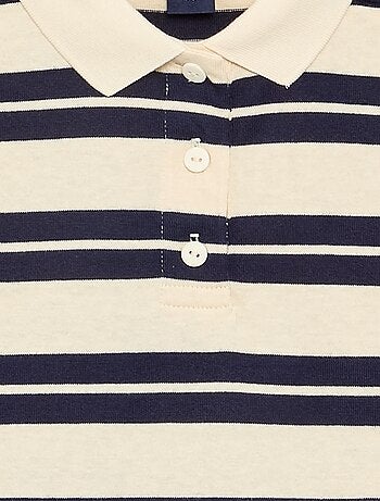 Polo oversize à rayures