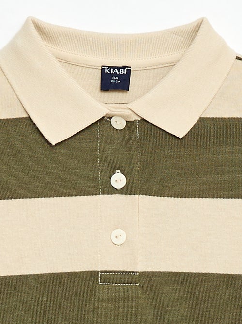 Polo oversize à rayures - Kiabi