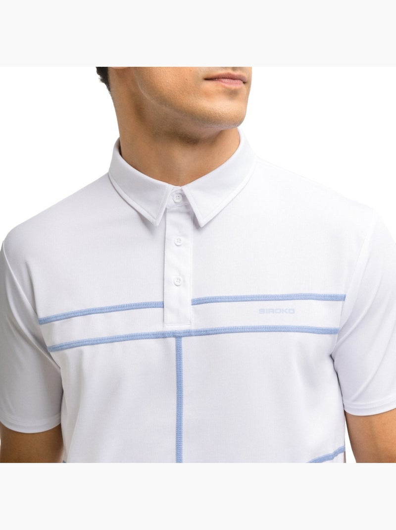 Polo piqué de tennis homme tennis homme slice Blanc - Kiabi
