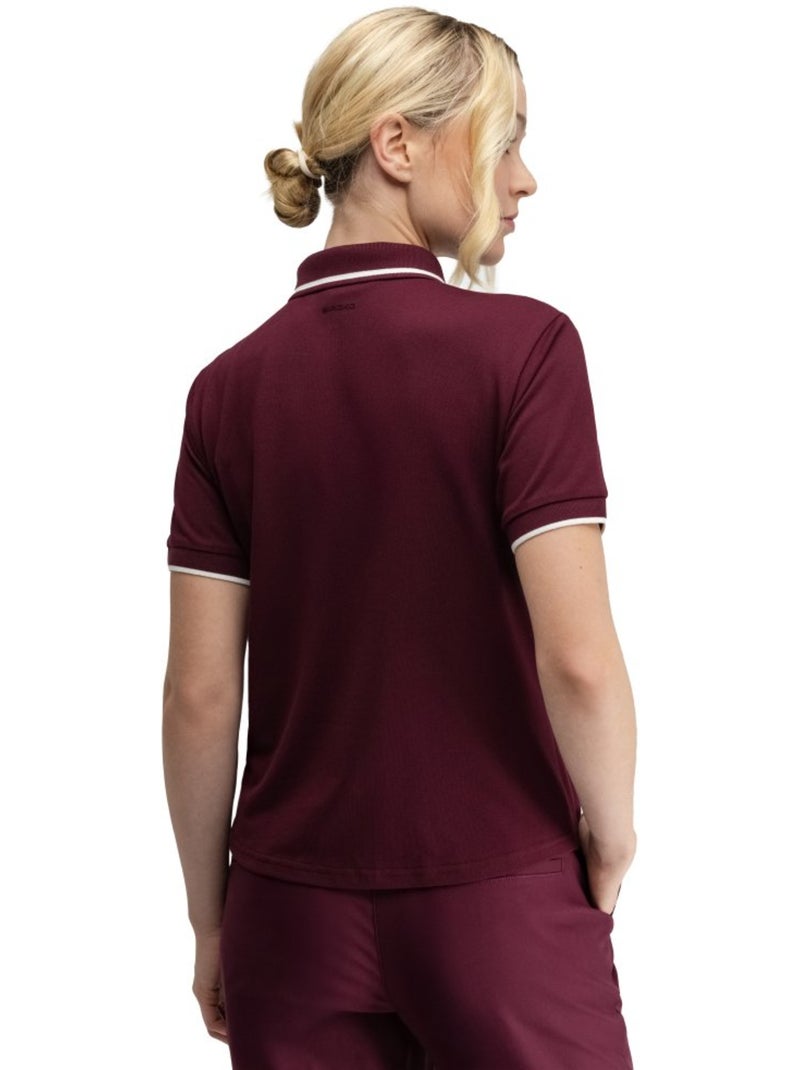 Polo piqué golf femme golf femme valderrama-w cherry Rouge - Kiabi