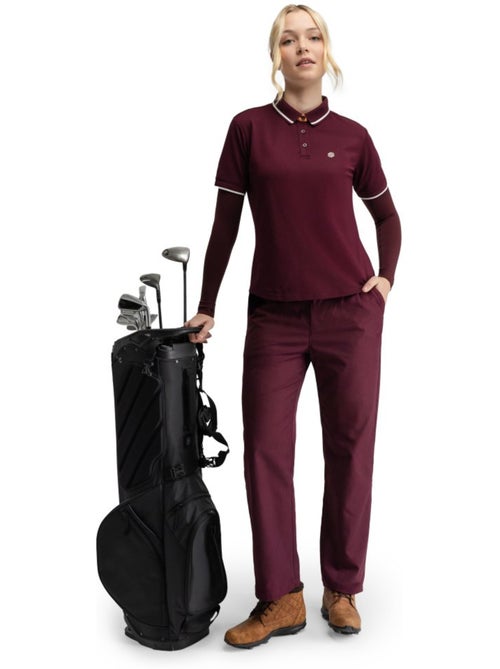 Polo piqué golf femme golf femme valderrama-w cherry - Kiabi