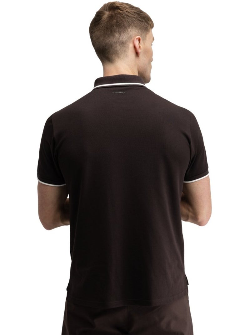 Polo piqué golf homme golf homme pinehurst dark Marron - Kiabi