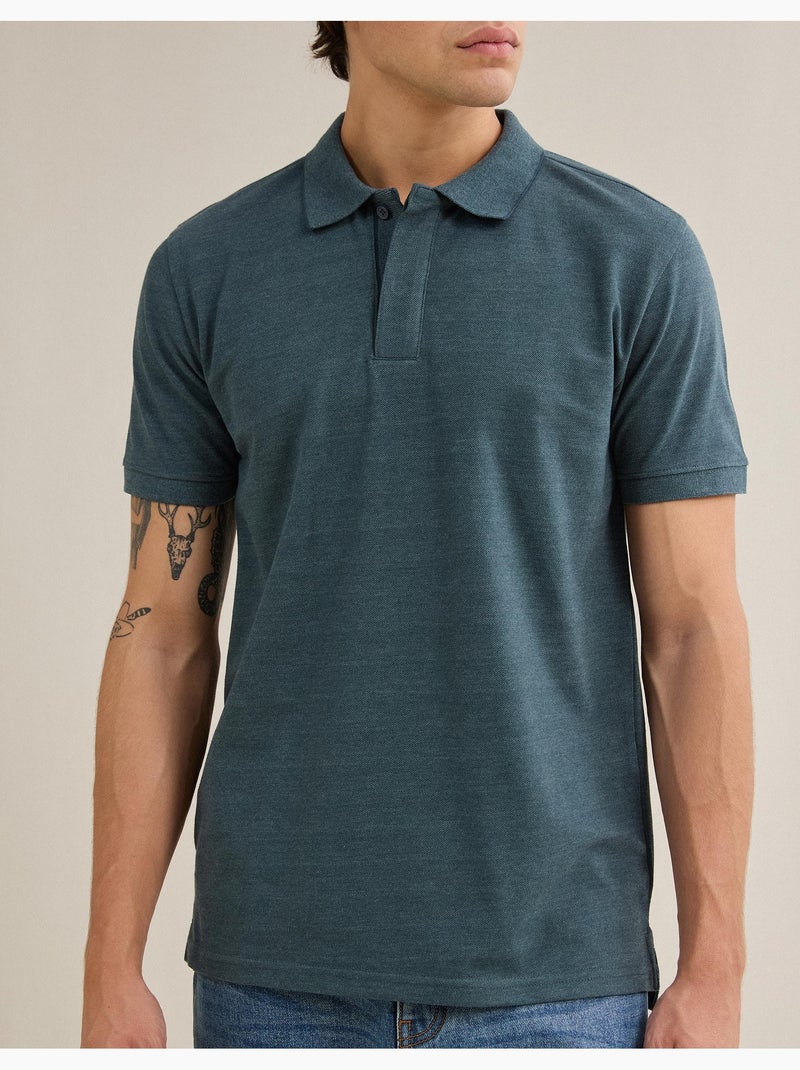 Polo piqué, MO Fashion Bleu - Kiabi
