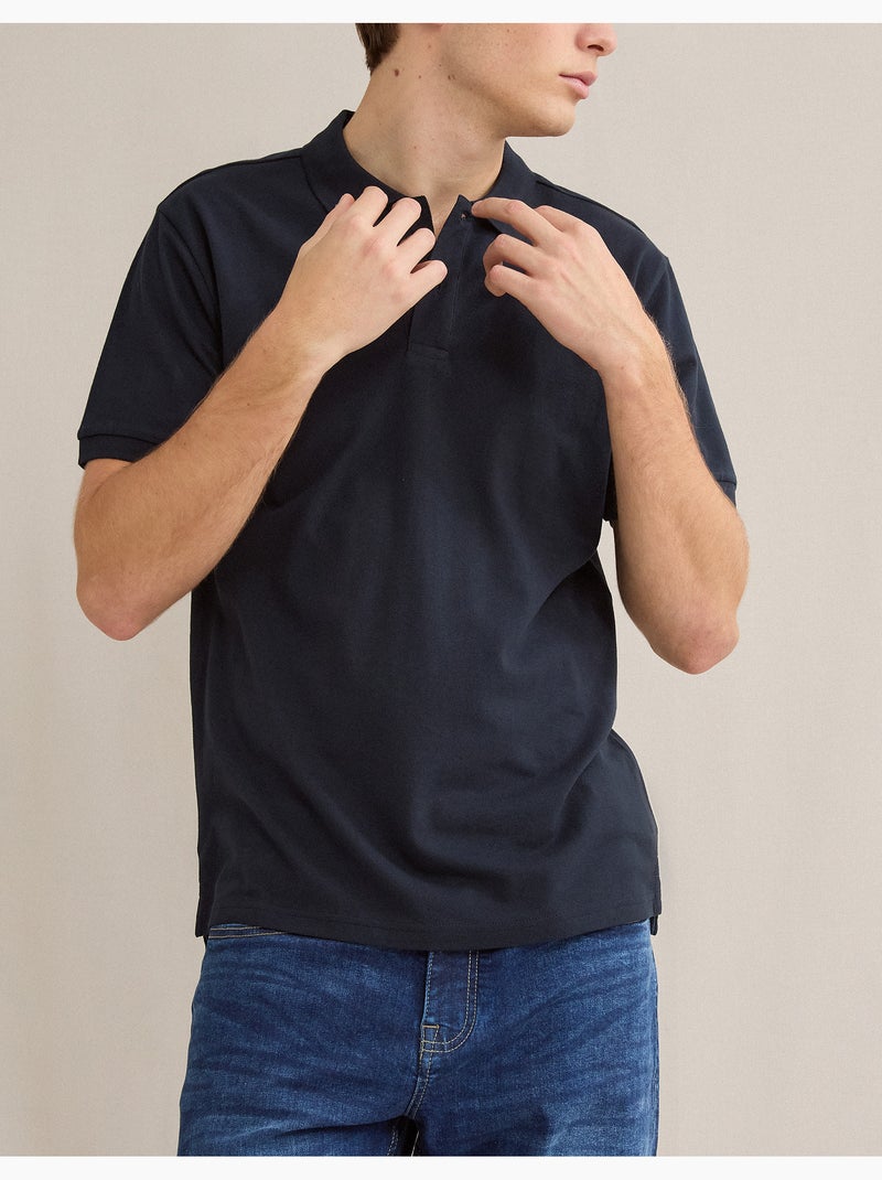 Polo Piquet, MO Fashion Blauw - Kiabi