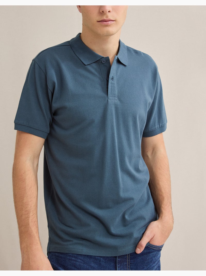 Polo Piquet, MO Fashion Bleu - Kiabi