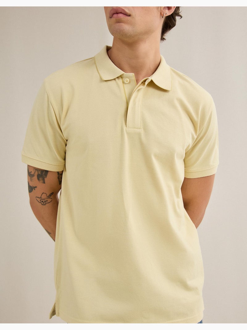 Polo Piquet, MO Fashion Geel - Kiabi
