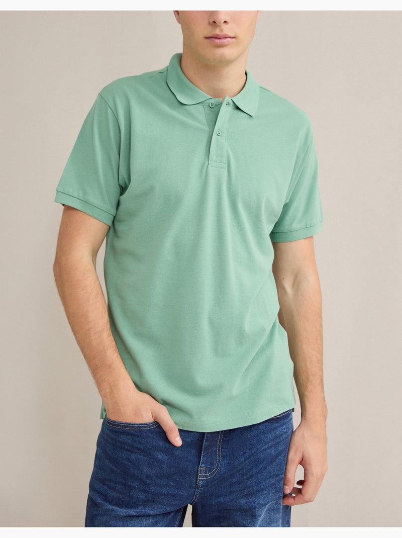 Polo Piquet, MO Fashion Vert - Kiabi