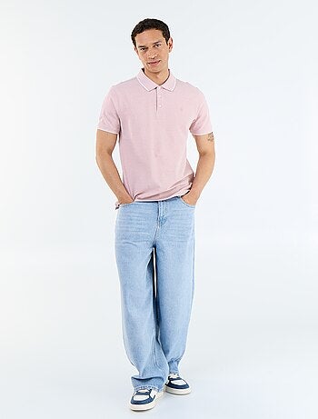 Polo avec broderie sur poitrine