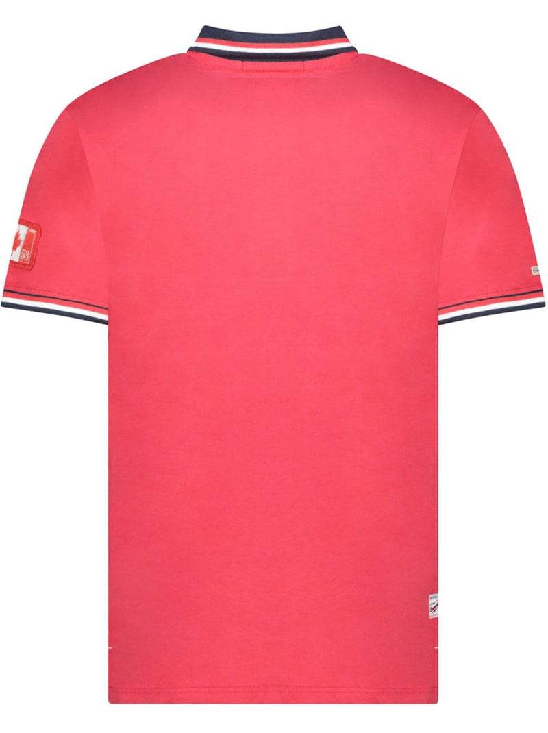 Polo rayures contrastées konbustybleak – canadian peak Rouge - Kiabi
