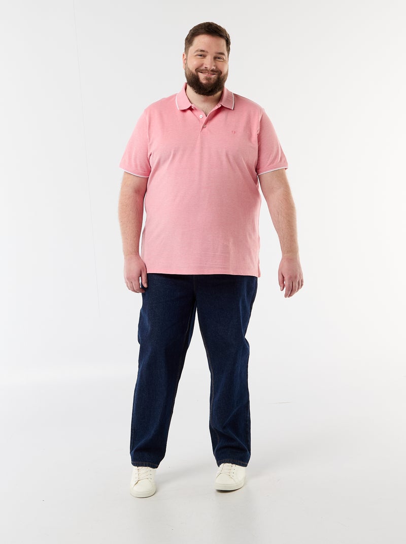 Polo regular fit Oranje - Kiabi