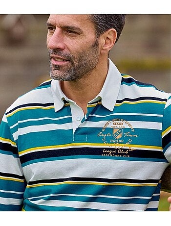 Polo Rugby Rayé Sportwear - ATLAS FOR MEN