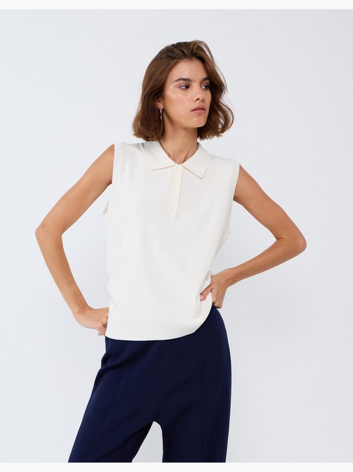 Polo sans manches, mo fashion - Kiabi