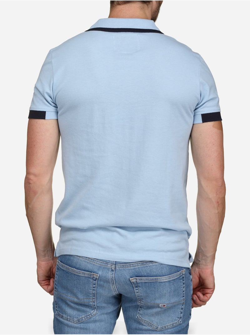 Polo shirt om aan te trekken - Bill Tornade Blauw Marineblauw - Kiabi