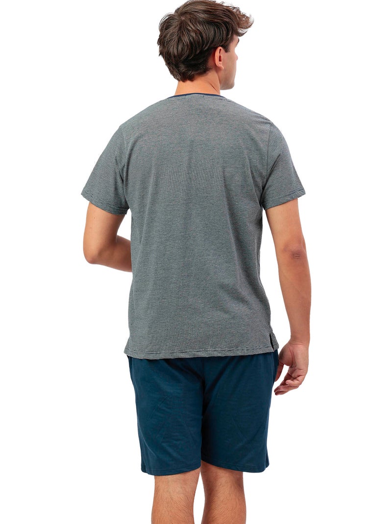 Polo slipe pyjama anchor antonio miro Marineblauw - Kiabi