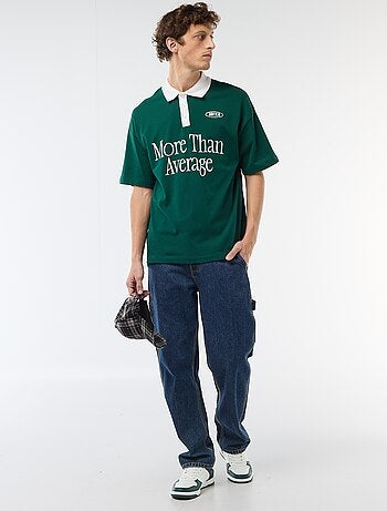 Polo style rugby à manches courtes