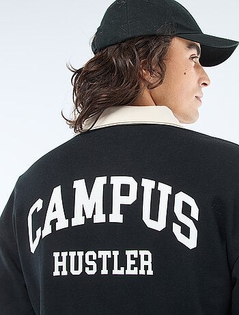 Polo style rugby manches longues