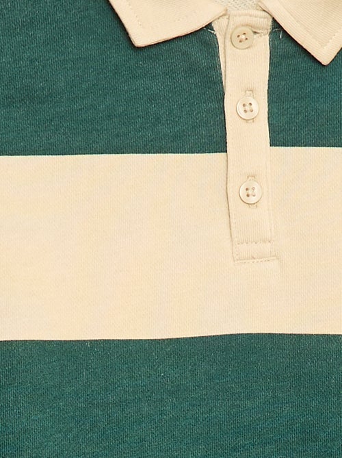 Polo sweater met strepen - Kiabi