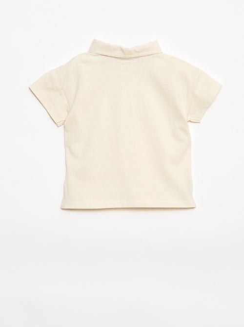 Polo T-shirt met print - Kiabi