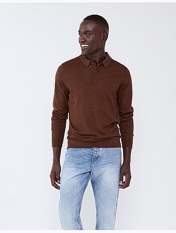 Polo tricoté avec cachemire, mo fashion
