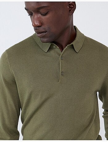 Polo tricoté avec cachemire, mo fashion