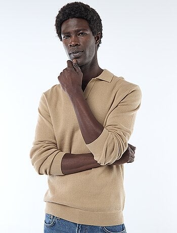 Polo trui van tricot