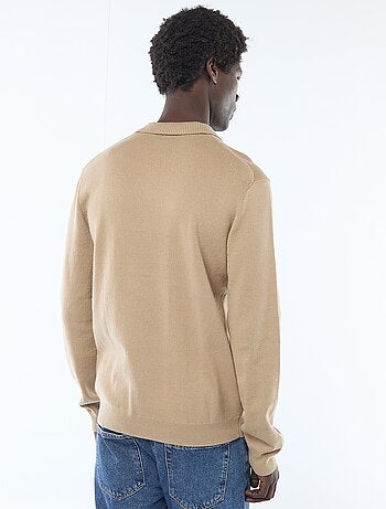 Polo trui van tricot