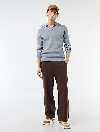 Polo trui van tricot