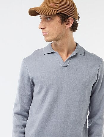 Polo trui van tricot