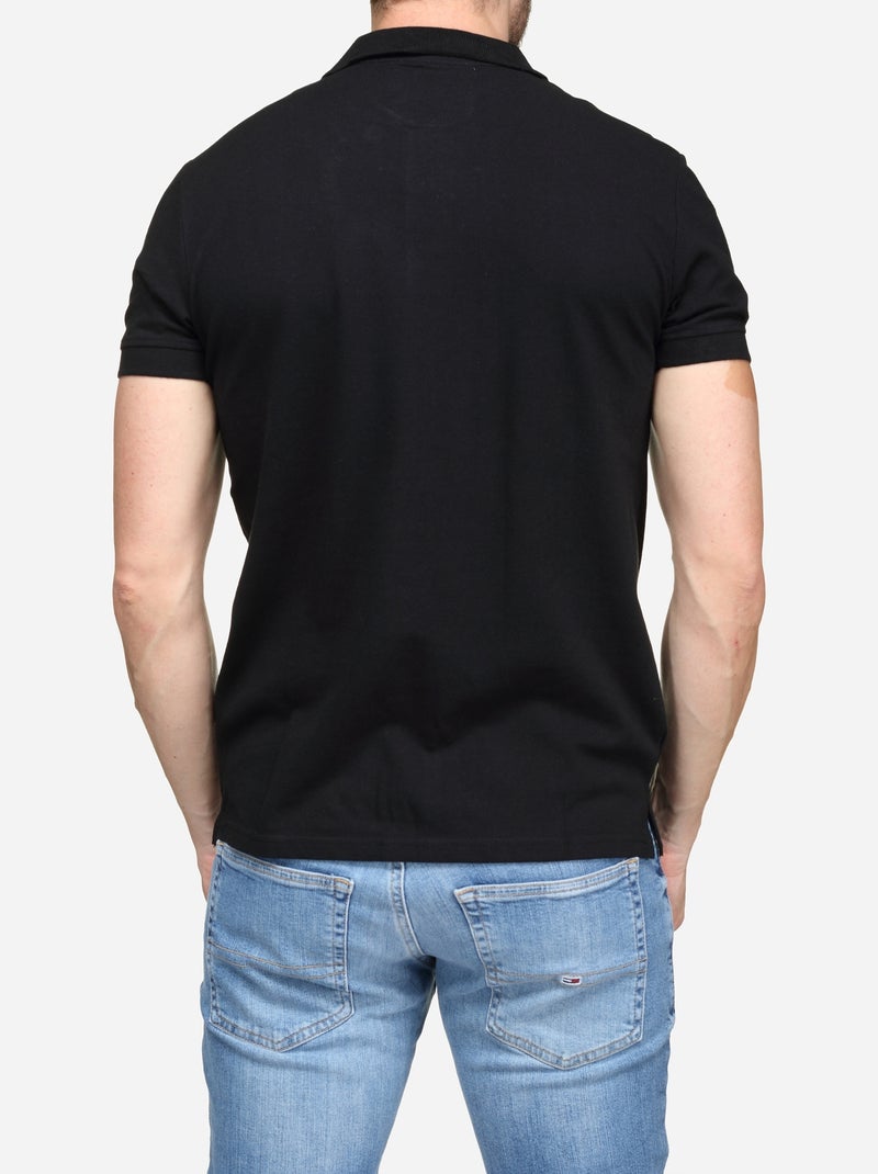 Polo uni - Bill Tornade Noir - Kiabi