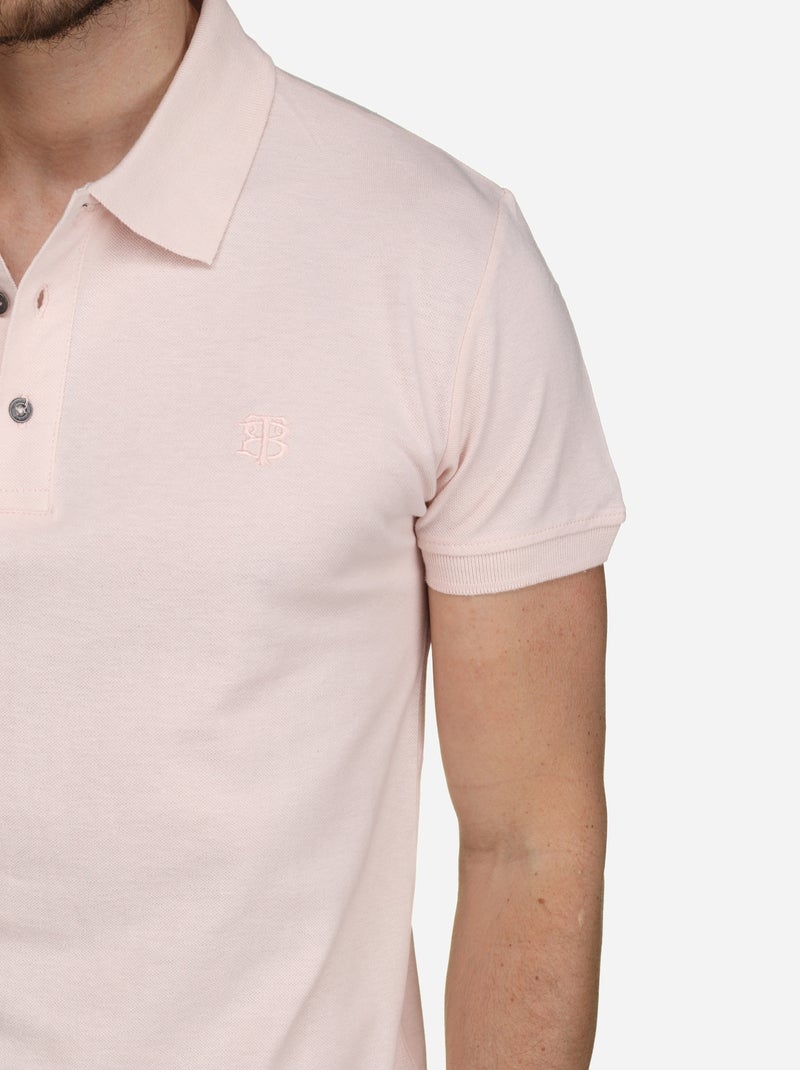 Polo uni - Bill Tornade Rose - Kiabi
