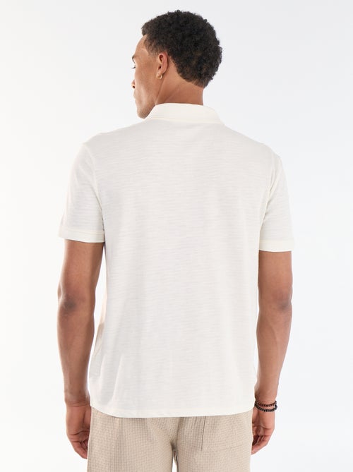 Polo uni à manches courtes pour homme - Kiabi