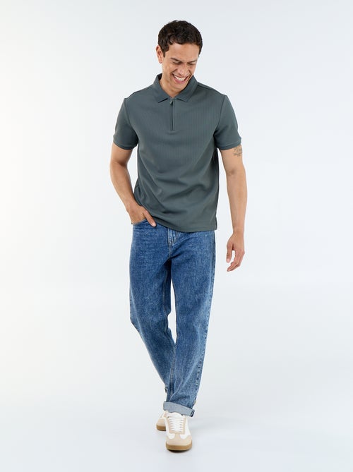Polo uni à manches courtes pour homme - Kiabi