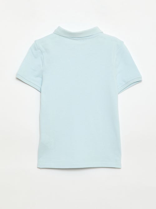 Polo uni en maille piquée - Kiabi