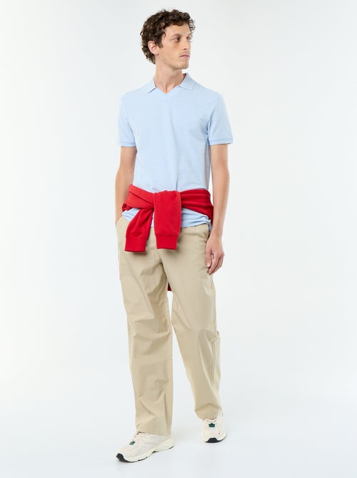 Polo uni pour homme à manches courtes - Kiabi