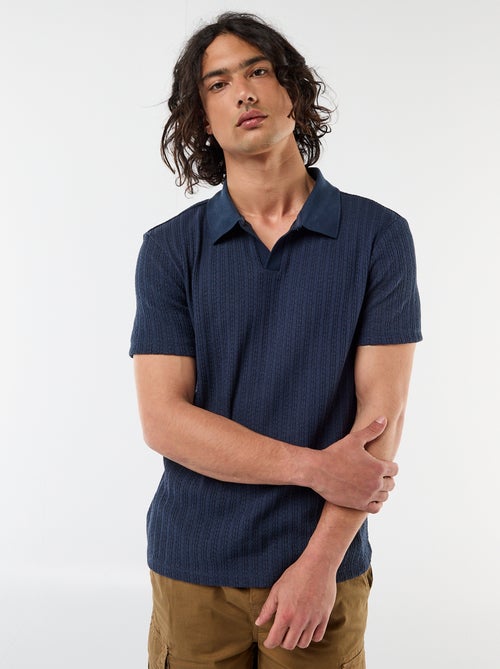 Polo van fantasie ajour-breisel - Kiabi