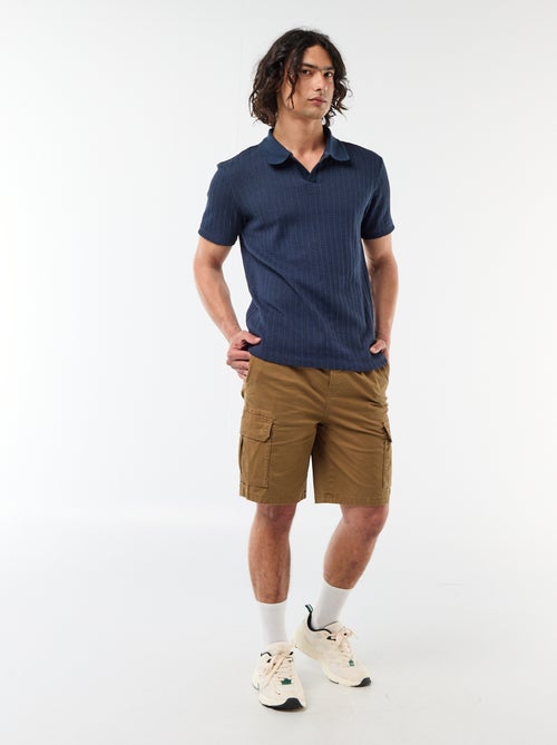 Polo van fantasie ajour-breisel - Kiabi