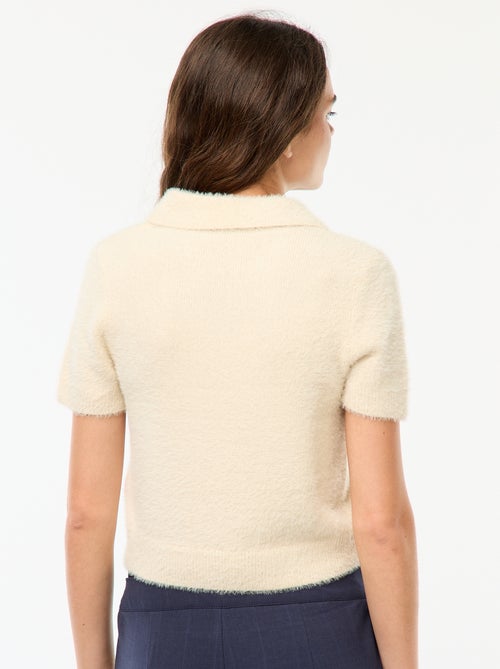 Polo van fantasietricot - Kiabi