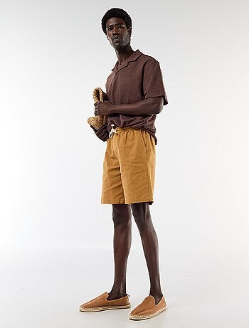 Polo van jerseytricot met korte mouwen