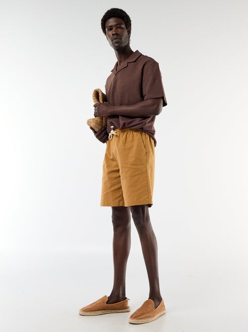 Polo van jerseytricot met korte mouwen - Kiabi