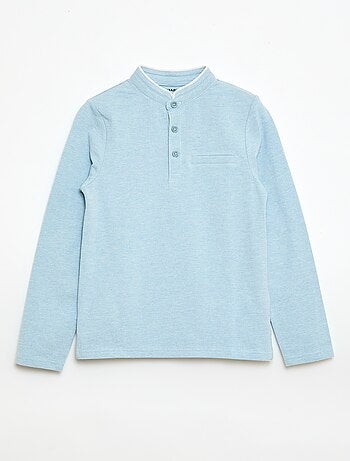 Polo van katoenpiqué