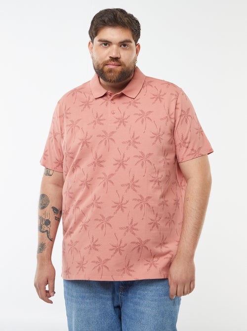 Polo van katoenpiqué met korte mouw - Kiabi