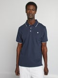 Polo van piquékatoen BLAUW - Kiabi