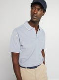 Polo van piquékatoen BLAUW - Kiabi
