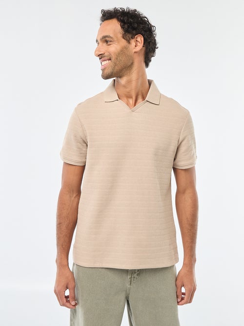 Polo van piquékatoen met korte mouw - Kiabi