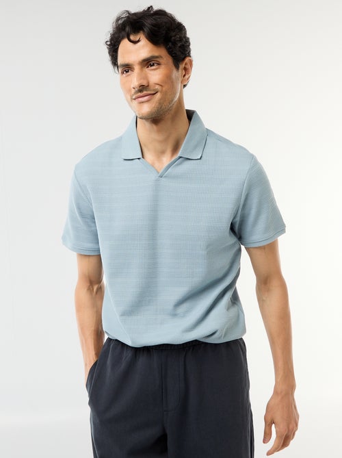 Polo van piquékatoen met korte mouw - Kiabi