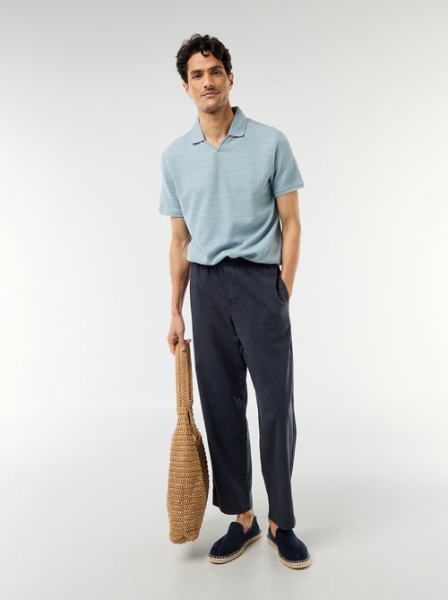 Polo van piquékatoen met korte mouw - Kiabi