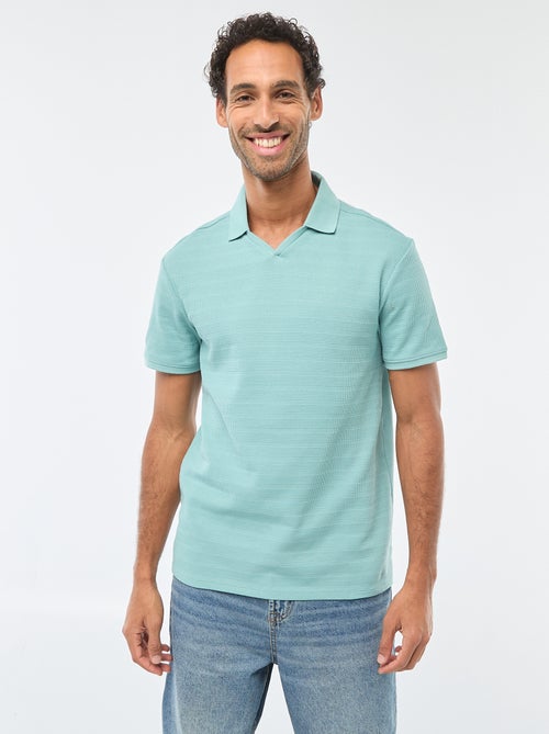 Polo van piquékatoen met korte mouw - Kiabi