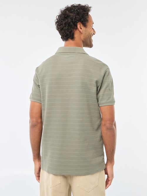 Polo van piquékatoen met korte mouw - Kiabi