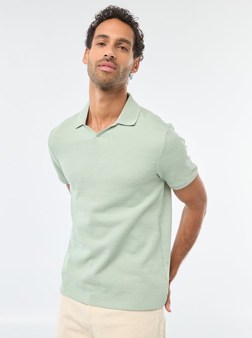 Polo van piquékatoen met korte mouw - Kiabi